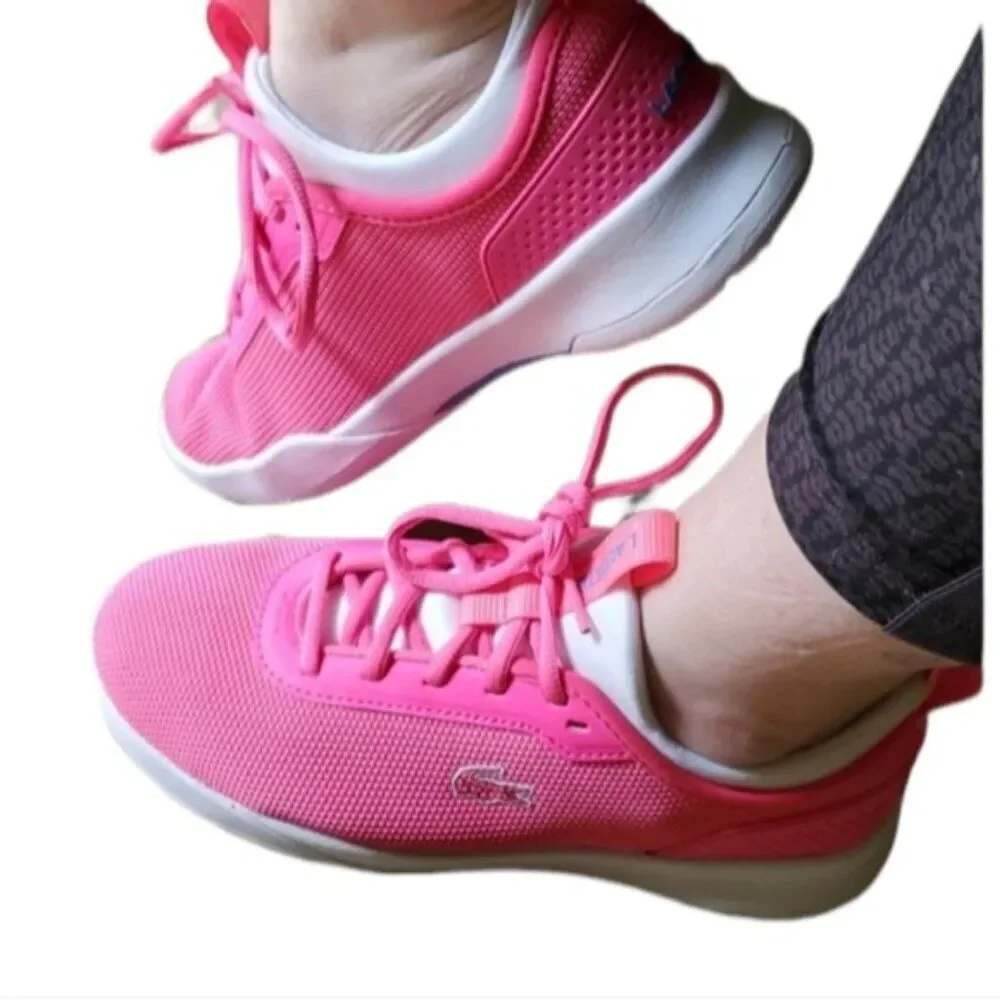 Lacoste Sneakers Shoes Lt Spirit 2.0 317 Hot Pink Sport Women's WOMAN'S SIZE 6